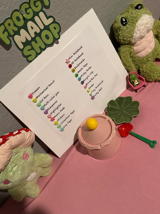 Froggy Stationery Scoop